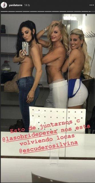 Foto hot de Yanina Latorre, Sol Pérez y Silvina Escudero