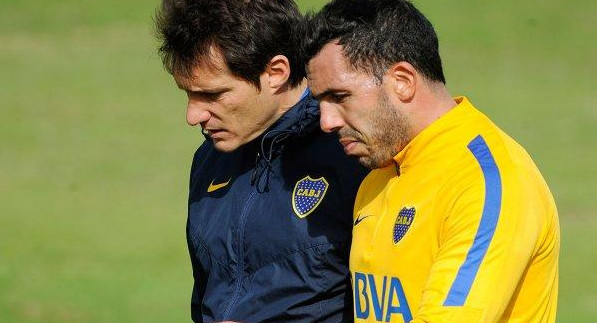 Boca - Guillermo y Tevez