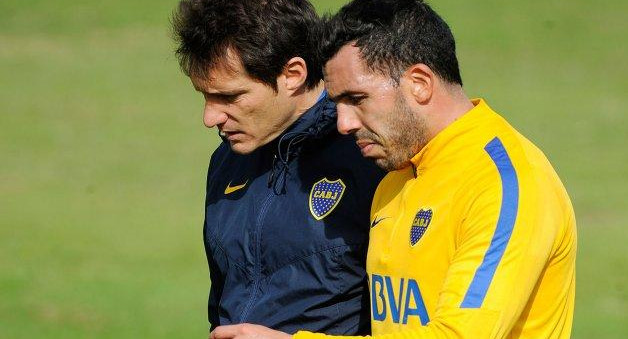 Boca - Guillermo y Tevez