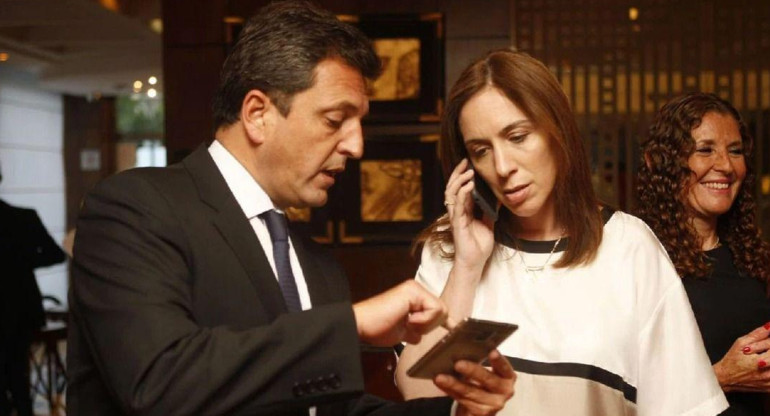 Sergio Massa y María Eugenia Vidal - Política