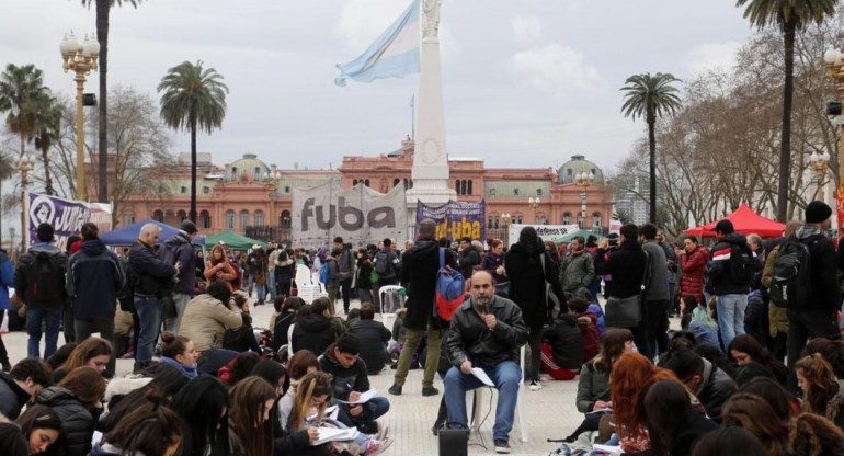 Protesta de universitarios