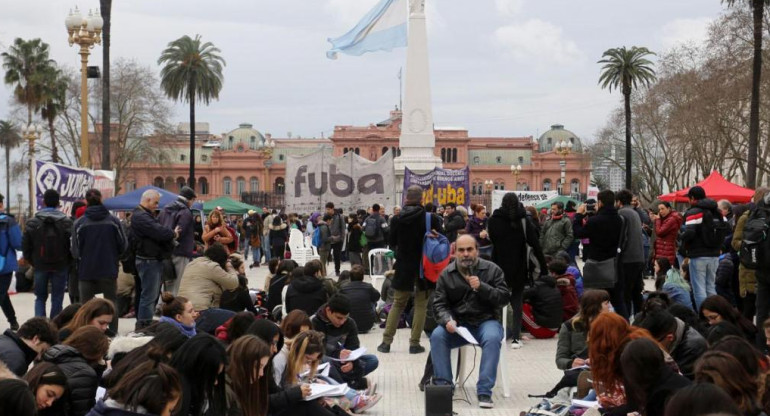 Protesta de universitarios