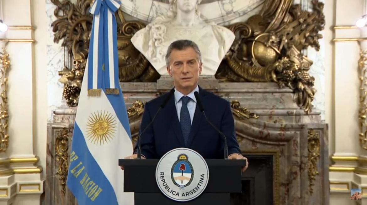 Mauricio Macri anuncia los cambios en el Gobierno	