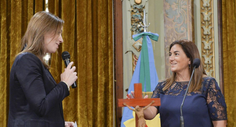 María Eugenia Vidal y María Fernanda Inza - Política (NA)