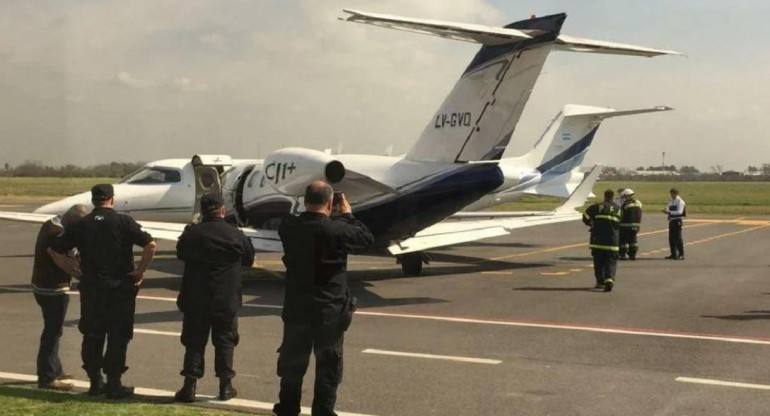 Chocaron dos aviones en el Aeropuerto Internacional de San Fernando