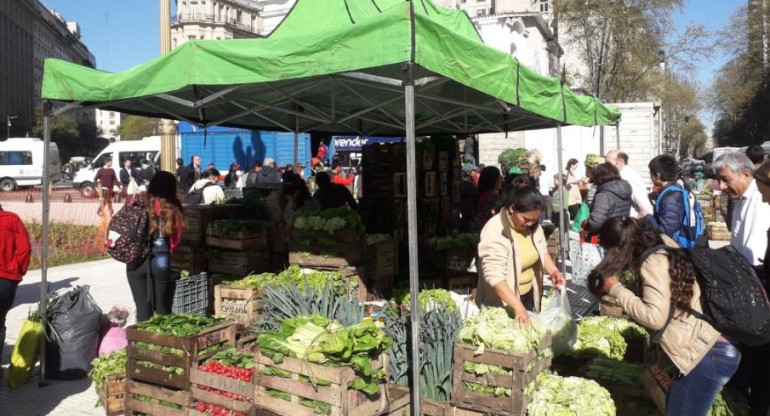 Feriazo en la Plaza de Mayo