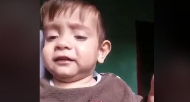 Video viral: niño reza el padre nuestro