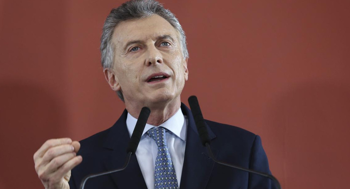 Mauricio Macri conferencia de prensa en Casa Rosada - NA