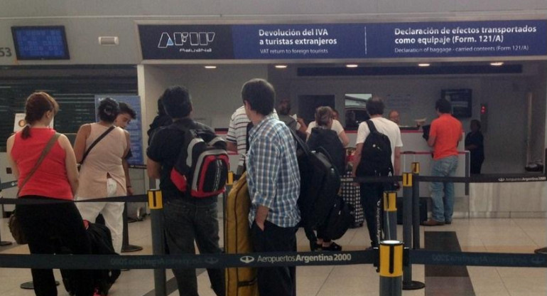 Declaración de electrónica en Aduana - Afip en aeropuertos