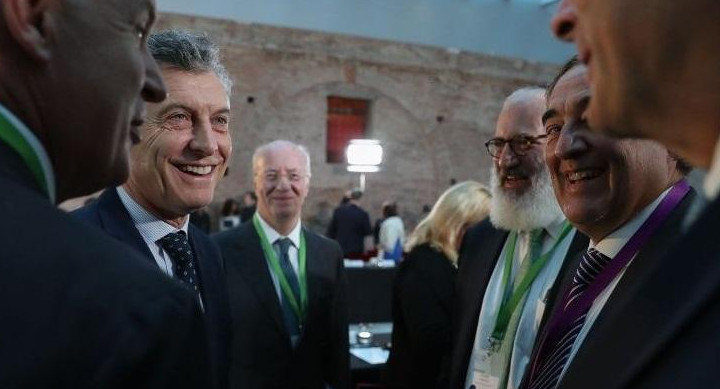 Mauricio Macri y Paolo Rocca