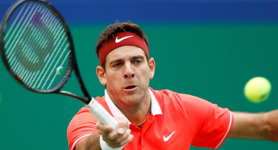 Juan Martín Del Potro en Masters 1000 de Shanghai (Reuters)