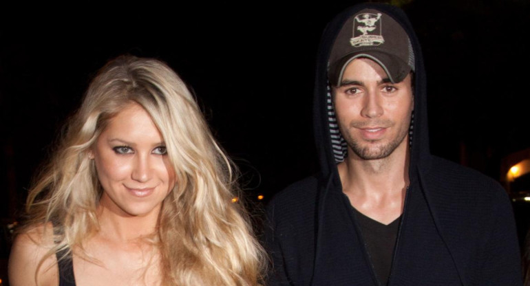 Enrique Iglesias y Anna Kournikova