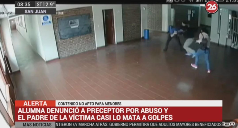 Golpiza en colegio - San Juan