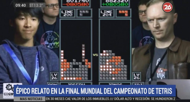 Épico relato de torneo de Tetris