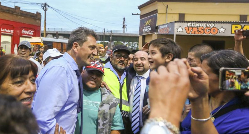 Sergio Massa en Santiago del Estera, Prensa Frente Renovador