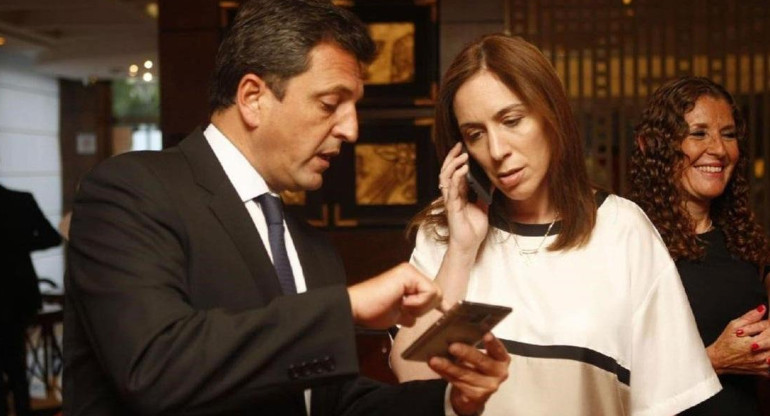 Sergio Massa y María Eugenia Vidal