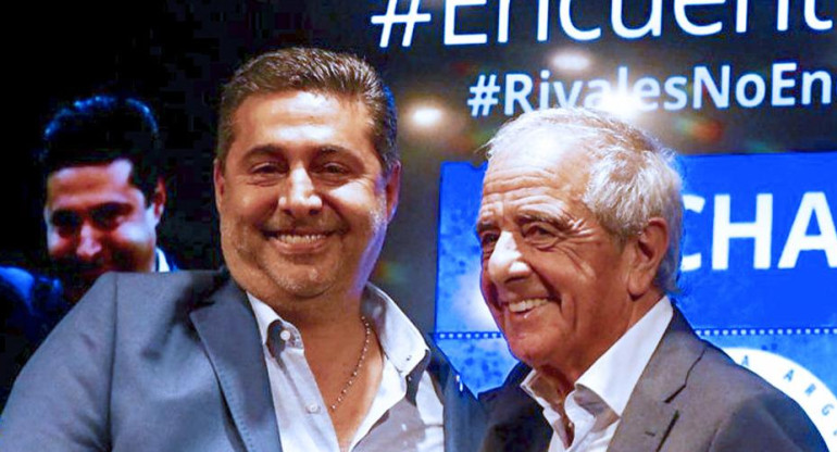 Angelici y DOnofrio, Boca y River, fútbol, deportes