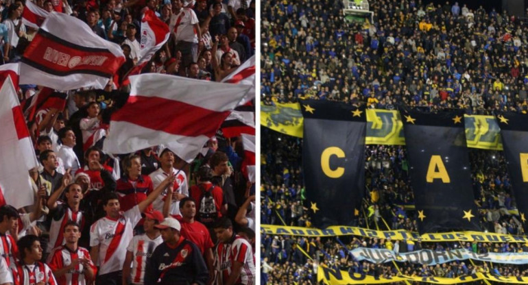 Hinchas de River y de Boca