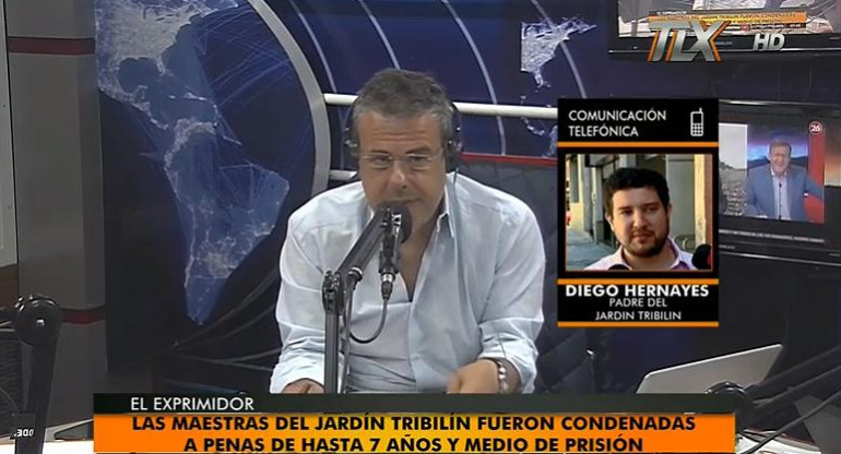 Padre de nena de Jardín Tribilín, Radio Latina, maltrato