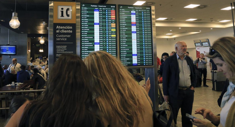 Demoras y cancelaciones en Aeroparque (NA)