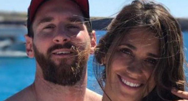 Messi y Antonella