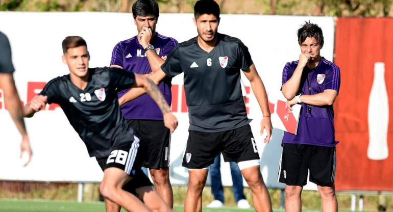 River - entrenamiento Superfinal Libertadores