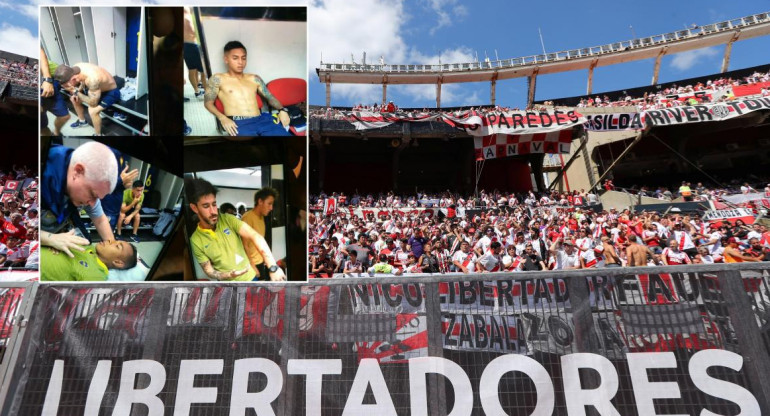 River vs. Boca, Monumental, jugadores heridos, Copa Libertadores, Reuters y NA