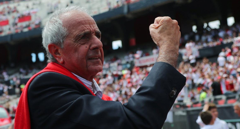 Presidente River Rodolfo Donofrio - en la previa a la Superfinal Copa Libertadores (Reuters)