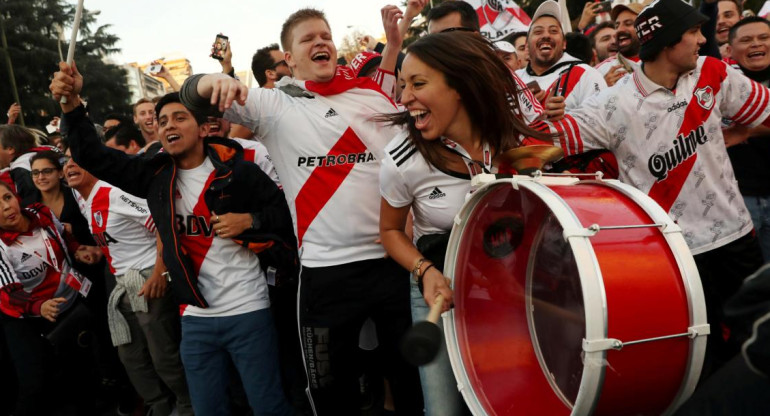 River Campeón de Copa Libertadores, festejos