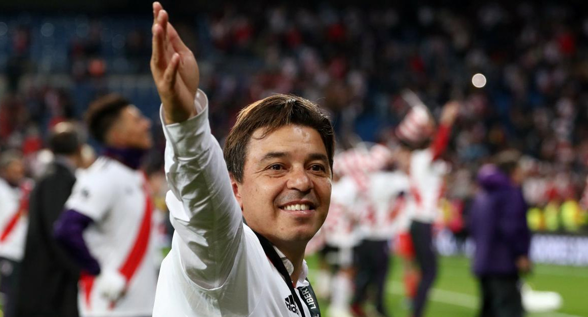 River, festejo de Marcelo Gallardo, Libertadores 2018, Reuters