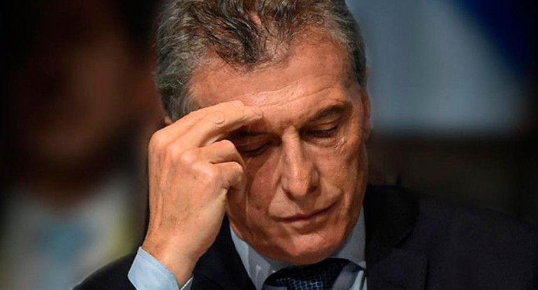 Mauricio Macri preocupado