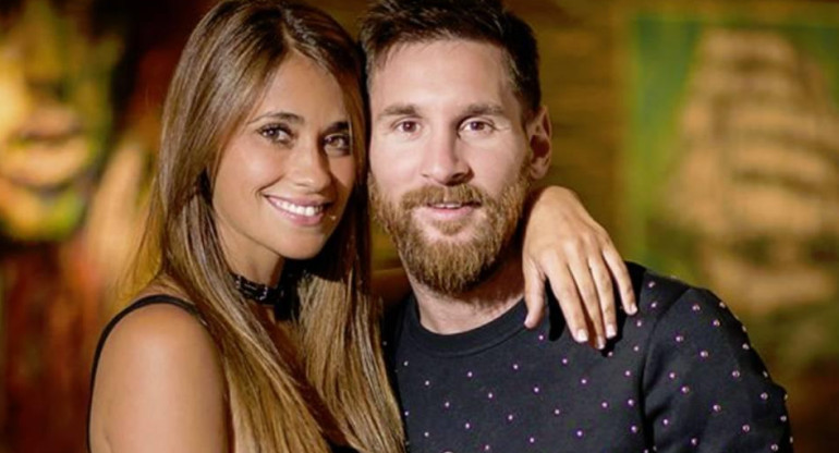 Lionel Messi y Antonella Roccuzzo