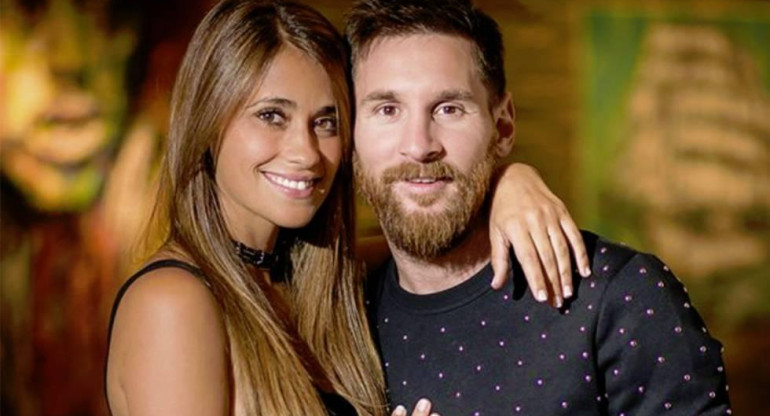 Lionel Messi y Antonella Roccuzzo