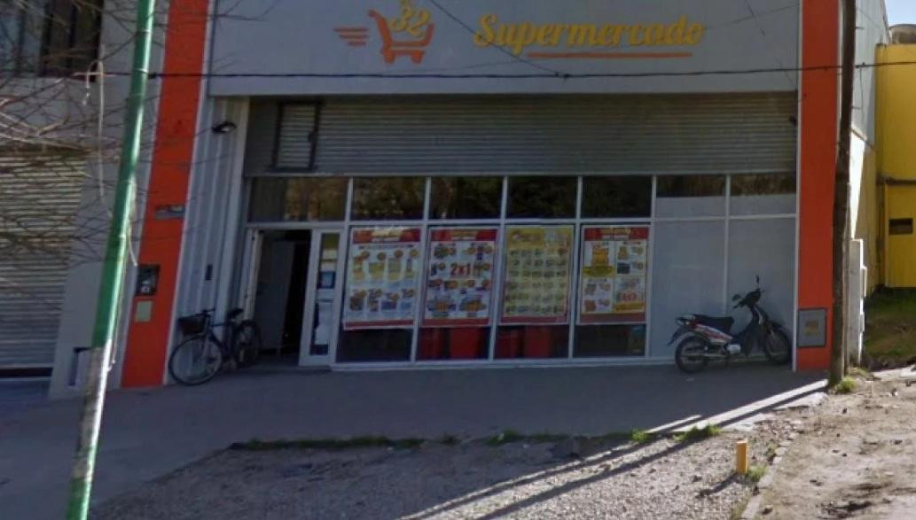 Supermercado asaltado en La Plata