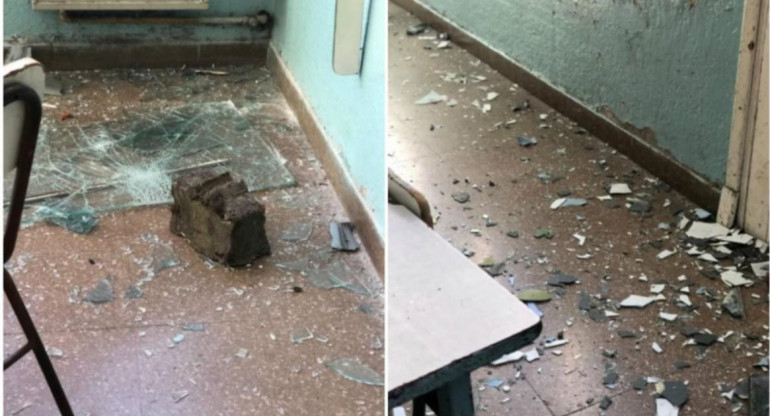 Vandalismo en escuelas de Mar del Plata