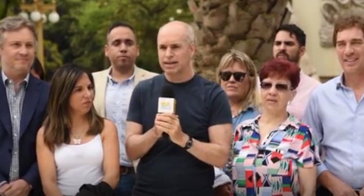 Rodríguez Larreta inaugura la plaza Juan Domingo Perón en el barrio porteño de Monserrat