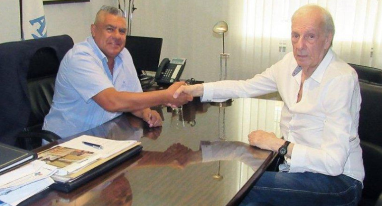 Claudio Chiqui Tapia y César Luis Menotti, AFA, Selección Argentina