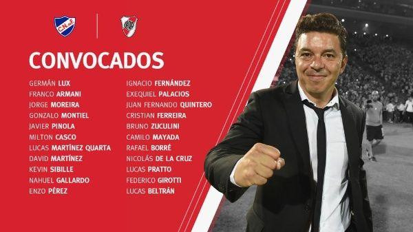 river convocados