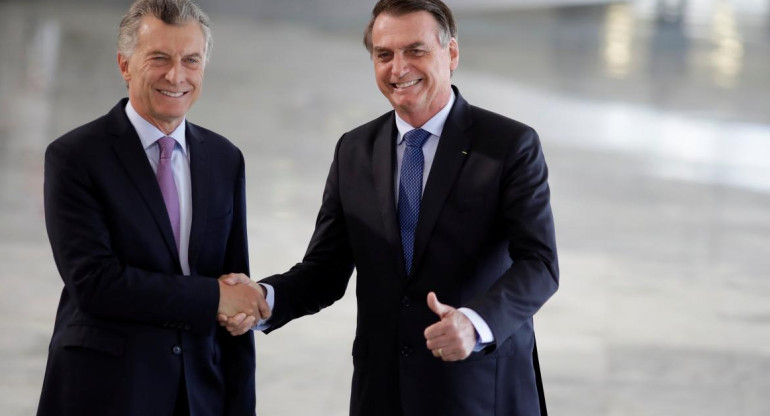 Mauricio Macri y Jair Bolsonaro (Reuters)