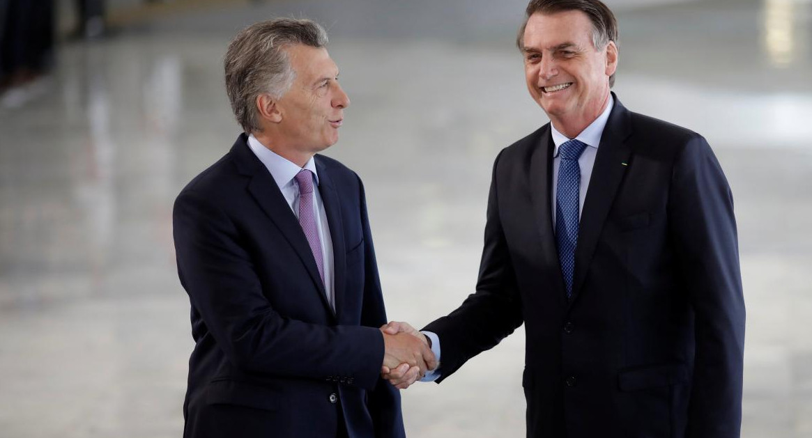 Mauricio Macri y Jair Bolsonaro (Reuters)