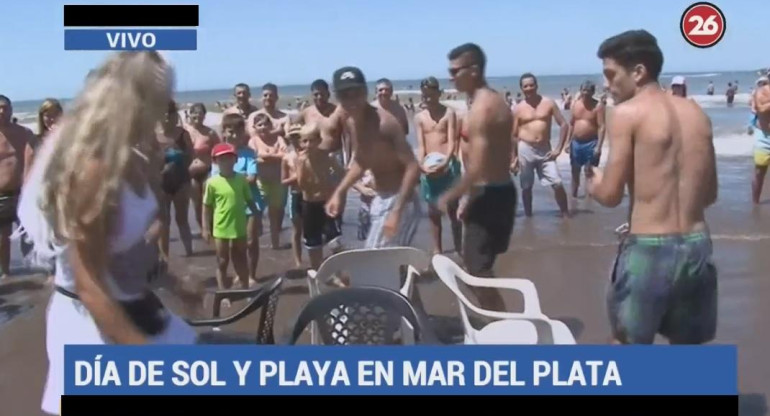 Mar del Plata - móvil juego de la silla