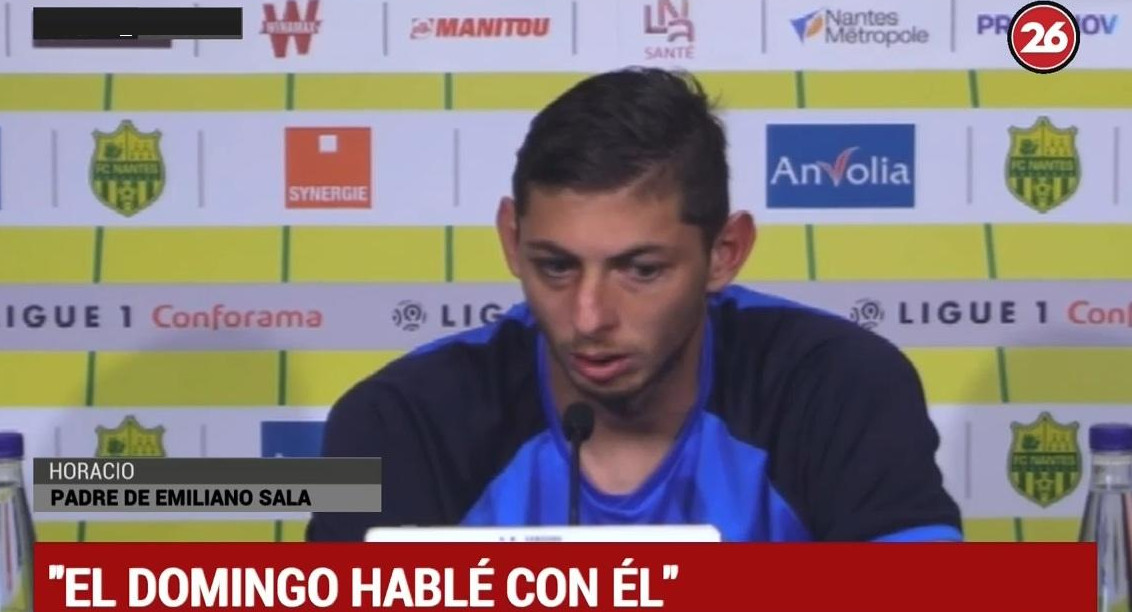 Padre de Emiliano Sala en Canal 26