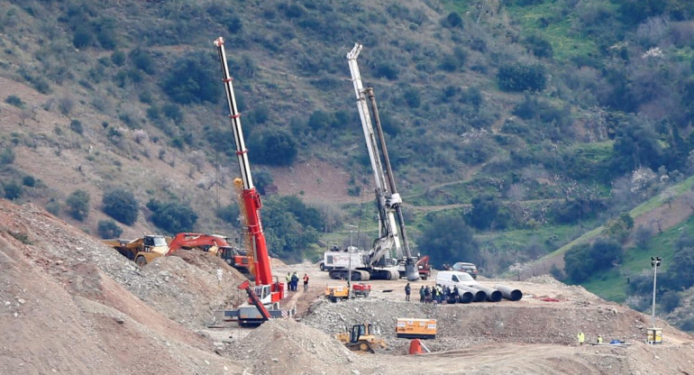 Rescate niño - España foto Reuters