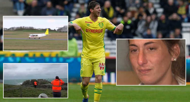 Emiliano Sala, Romina Sala, búsqueda de avioneta, Reuters