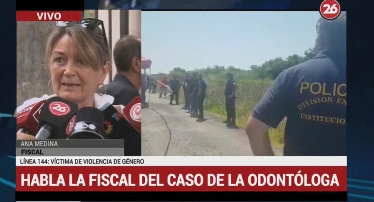 Fiscal del caso por crimen de Gissela - Móvil Canal 26