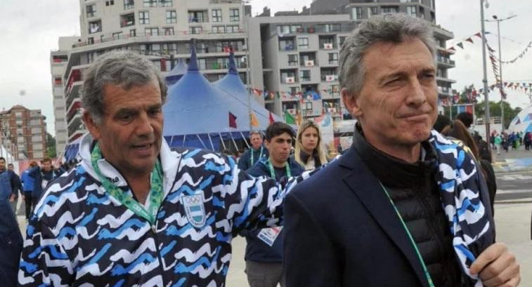 Mauricio Macri y Diógenes de Urquiza - Secretaría de Deportes