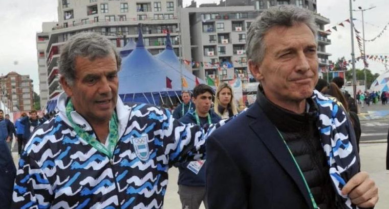 Mauricio Macri y Diógenes de Urquiza - Secretaría de Deportes