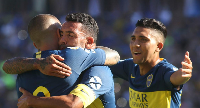 Gol de Boca, Tevez y Benedetto