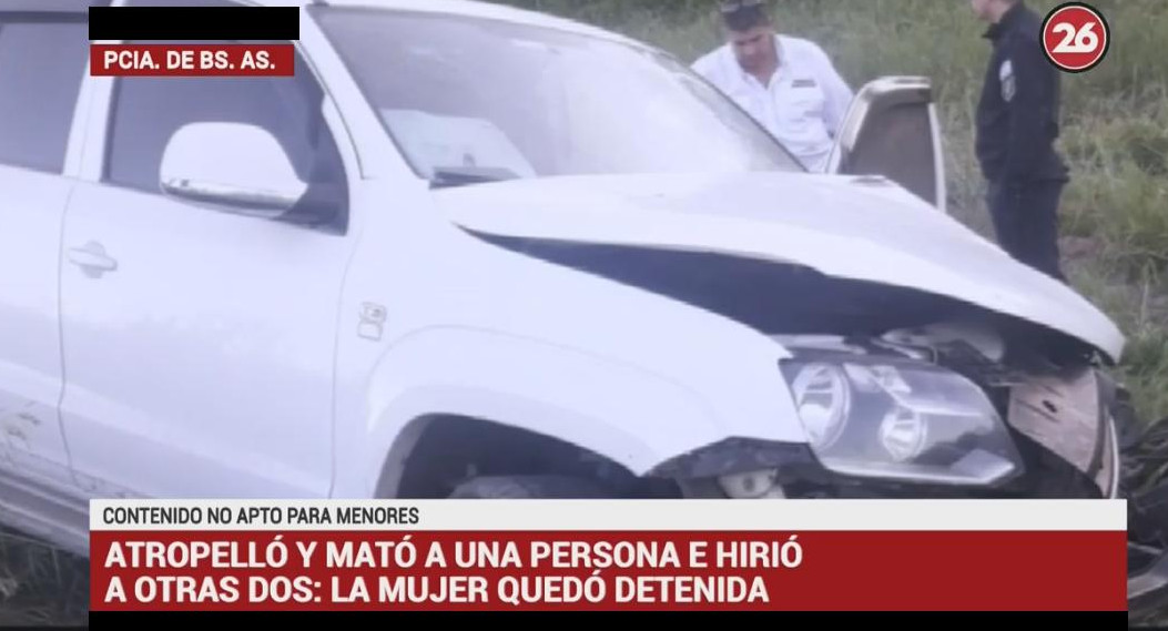 Accidente fatal en Canning - Móvil Canal 26