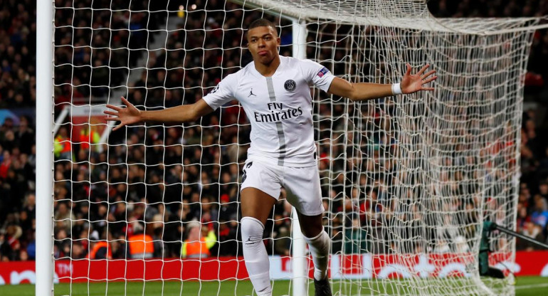 Champions League, Manchester United vs. PSG, fútbol internacional, Mbappé, Reuters	